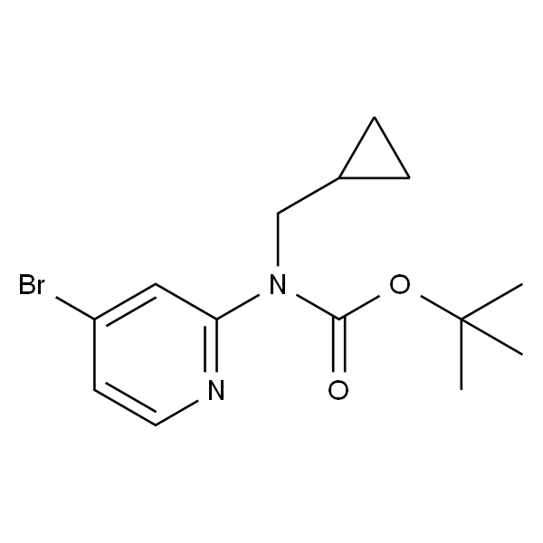 tert-Butyl(4-bromopyridin-2-yl)(cyclopropylmethyl)carbamate