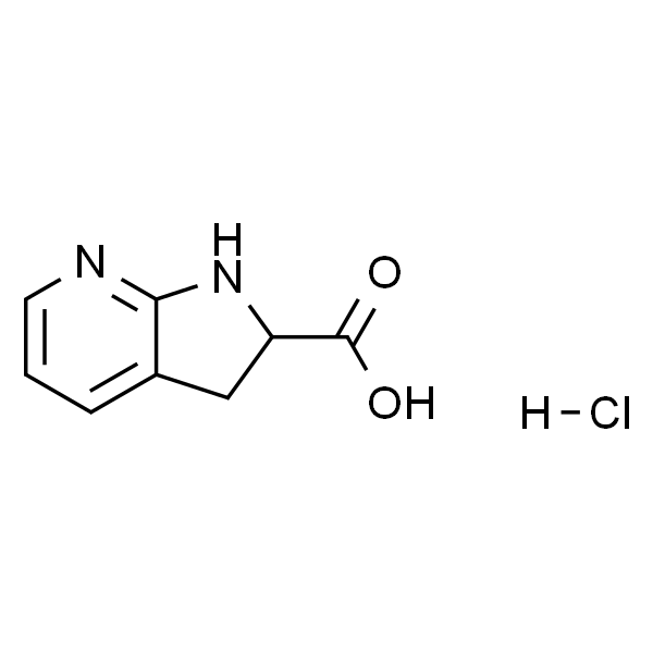 2,3-Dihydro-1H-pyrrolo[2,3-b]pyridine-2-carboxylic acid hydrochloride