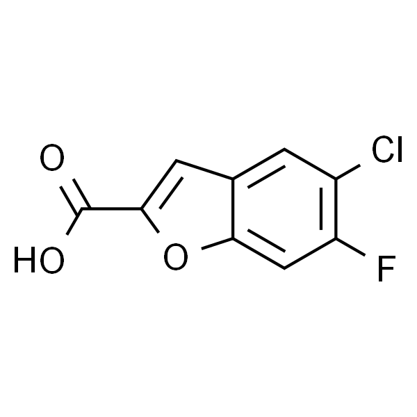 5-Chloro-6-fluoro-1-benzofuran-2-carboxylic acid