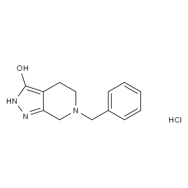 6-Benzyl-1,2,4,5,6,7-hexahydro-3H-pyrazolo[3,4-c]pyridin-3-one hydrochloride