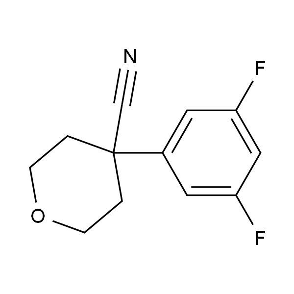 4-(3，5-difluorophenyl)tetrahydro-2H-pyran-4-carbonitrile