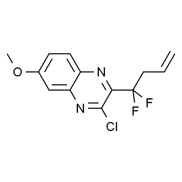 Quinoxaline, 3-chloro-2-(1,1-difluoro-3-buten-1-yl)-6-methoxy-