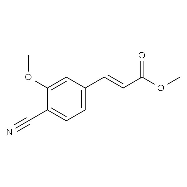 (E)-Methyl3-(4-cyano-3-methoxyphenyl)acrylate