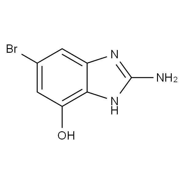 1H-Benzimidazol-7-ol, 2-amino-5-bromo-