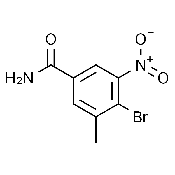 4-Bromo-3-methyl-5-nitrobenzamide