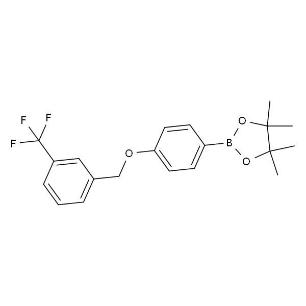 4,4,5,5-Tetramethyl-2-(4-((3-(trifluoromethyl)benzyl)oxy)phenyl)-1,3,2-dioxaborolane