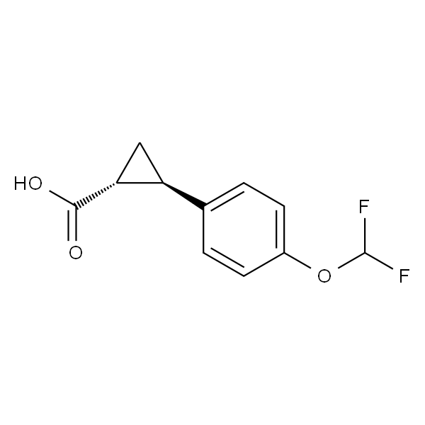 trans-2-(4-(difluoromethoxy)phenyl)cyclopropane-1-carboxylic acid