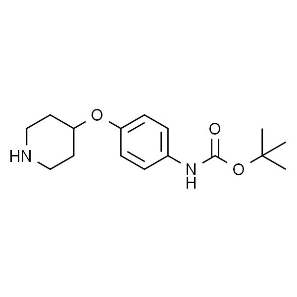tert-Butyl (4-(piperidin-4-yloxy)phenyl)carbamate