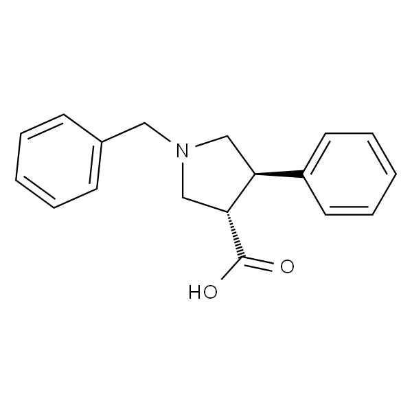 (3S,4R)-4-Phenyl-1-(phenylmethyl)-3-pyrrolidinecarboxylicacid