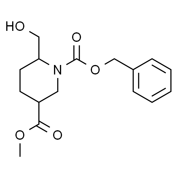 1-Benzyl 3-methyl 6-(hydroxymethyl)piperidine-1,3-dicarboxylate
