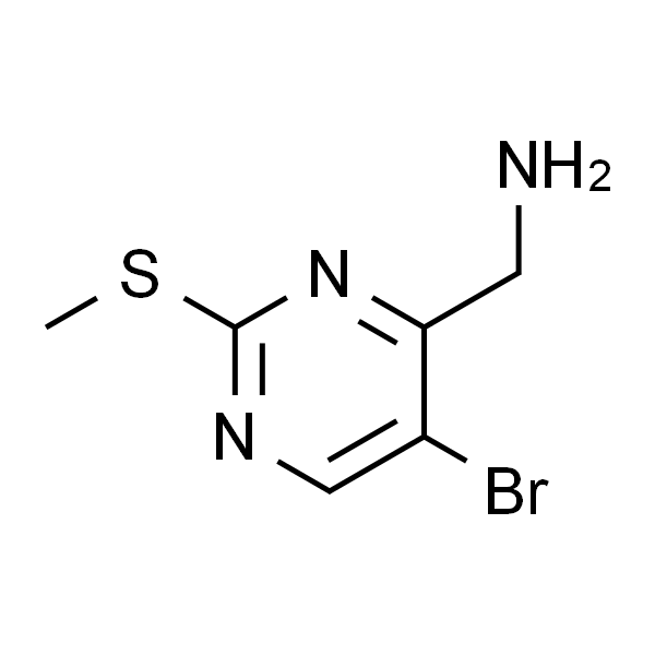 4-(Aminomethyl)-5-bromo-2-(methylthio)pyrimidine