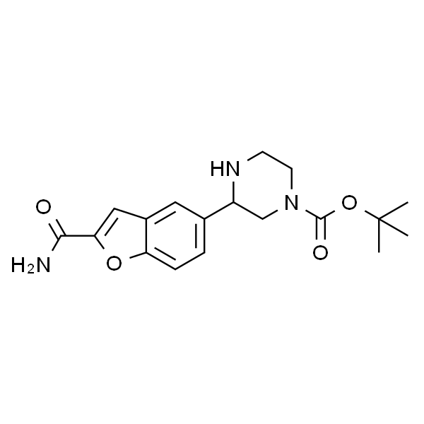 4-[2-(Aminocarbonyl)-5-benzofuranyl]-1-piperazinecarboxylic Acid tert-Butyl Ester