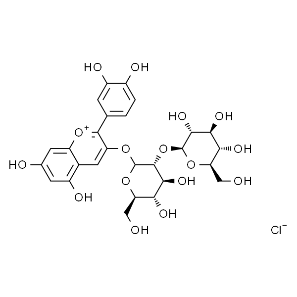 Cyanidin 3-sophoroside chloride