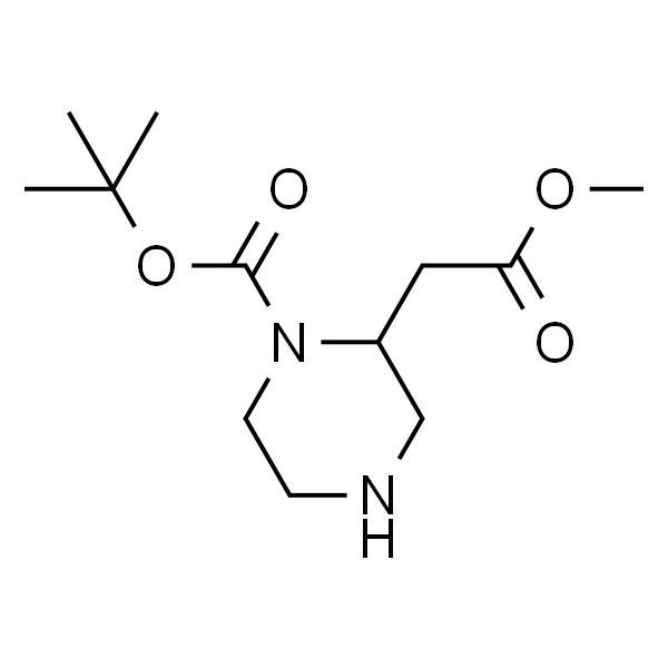 tert-Butyl 2-(2-methoxy-2-oxoethyl)piperazine-1-carboxylate