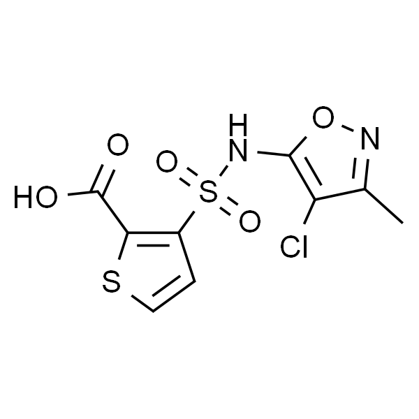 3-(N-(4-Chloro-3-methylisoxazol-5-yl)sulfamoyl)thiophene-2-carboxylic acid