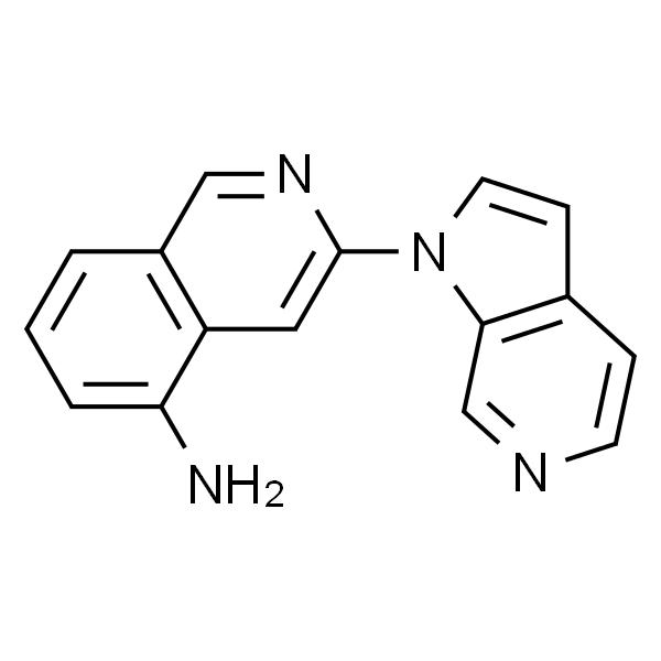 5-Amino-3-(pyrrolo[2,3-c]pyridin-1-yl)isoquinoline