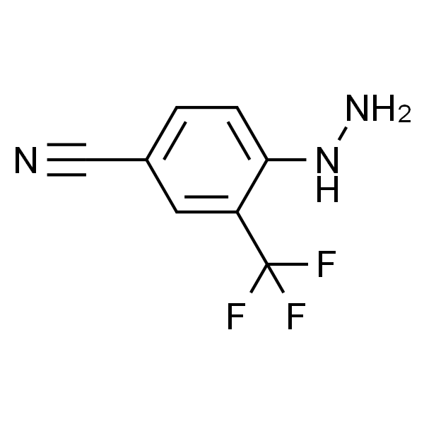 4-Hydrazinyl-3-(trifluoromethyl)benzonitrile
