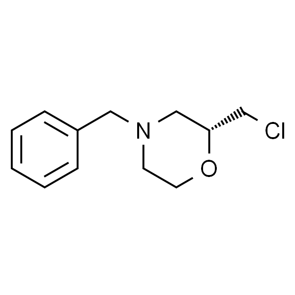 Morpholine, 2-(chloromethyl)-4-(phenylmethyl)-, (R)-