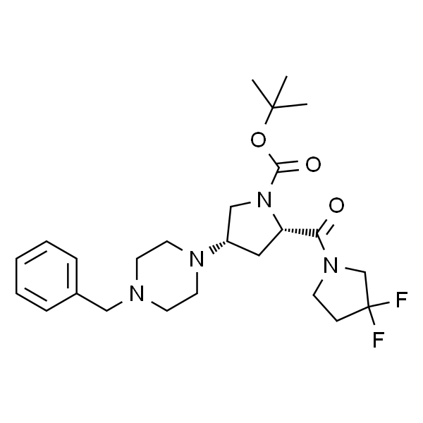 (2S,4S)-1-Boc-4-(4-benzyl-1-piperazinyl)-2-(3,3-difluoropyrrolidine-1-carbonyl)pyrrolidine