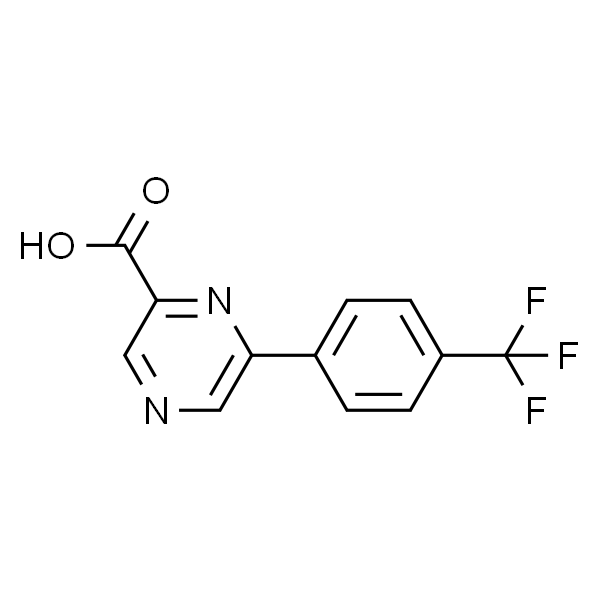 6-[4-(Trifluoromethyl)phenyl]pyrazine-2-carboxylic Acid