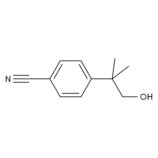 4-(1-hydroxy-2-methylpropan-2-yl)benzonitrile