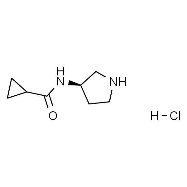 Cyclopropanecarboxamide, N-(3R)-3-pyrrolidinyl-, hydrochloride