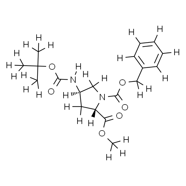 (2S,4R)-1-Benzyl 2-methyl 4-((tert-butoxycarbonyl)amino)pyrrolidine-1,2-dicarboxylate