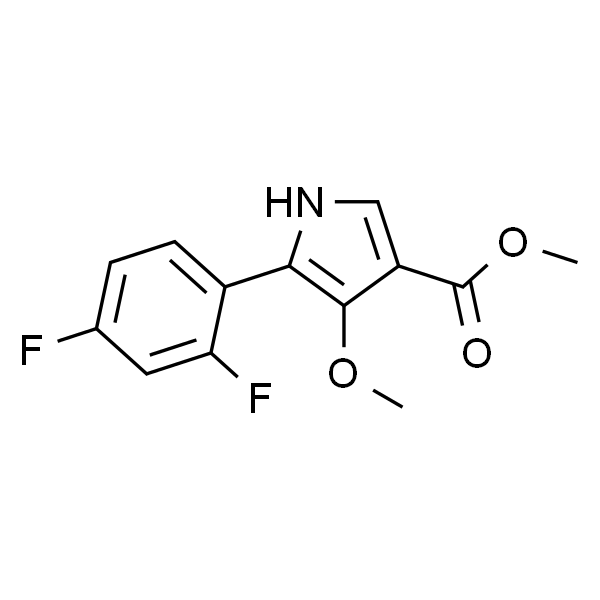 methyl 5-(2,4-difluorophenyl)-4-methoxy-1H-pyrrole-3-carboxylate