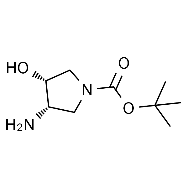 1-Pyrrolidinecarboxylicacid,3-amino-4-hydroxy-,1,1-dimethylethylester,(3S-cis)-(9CI)