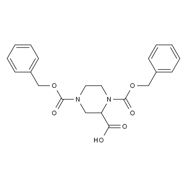 1,2,4-Piperazinetricarboxylic acid, 1,4-bis(phenylmethyl) ester