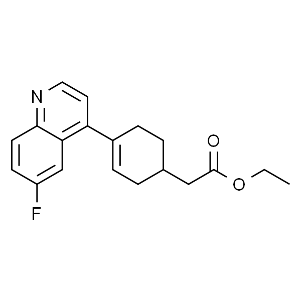 ethyl 2-(4-(6-fluoroquinolin-4-yl)cyclohex-3-enyl)acetate