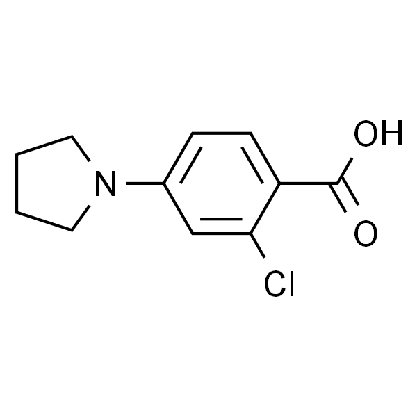 2-Chloro-4-pyrrolidinobenzoic Acid