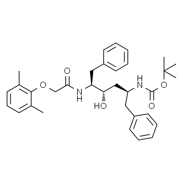 tert-Butyl ((2S,4S,5S)-5-(2-(2,6-dimethylphenoxy)acetamido)-4-hydroxy-1,6-diphenylhexan-2-yl)carbamate