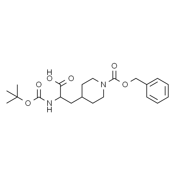3-(1-((Benzyloxy)carbonyl)piperidin-4-yl)-2-((tert-butoxycarbonyl)amino)propanoic acid
