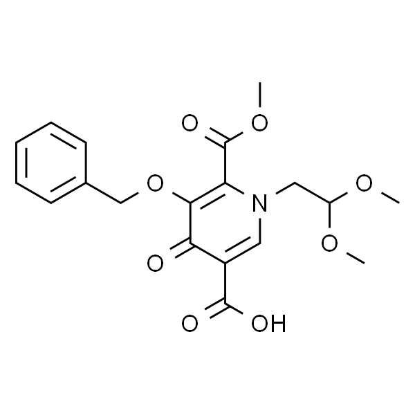 5-(Benzyloxy)-1-(2,2-dimethoxyethyl)-6-(methoxycarbonyl)-4-oxo-1,4-dihydropyridine-3-carboxylic acid