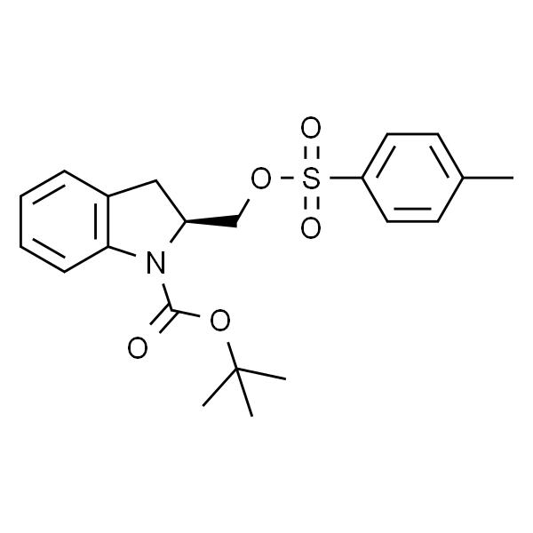 1H-Indole-1-carboxylic acid, 2,3-dihydro-2-[[[(4-methylphenyl)sulfonyl]oxy]methyl]-, 1,1-dimethylethyl ester, (2S)-