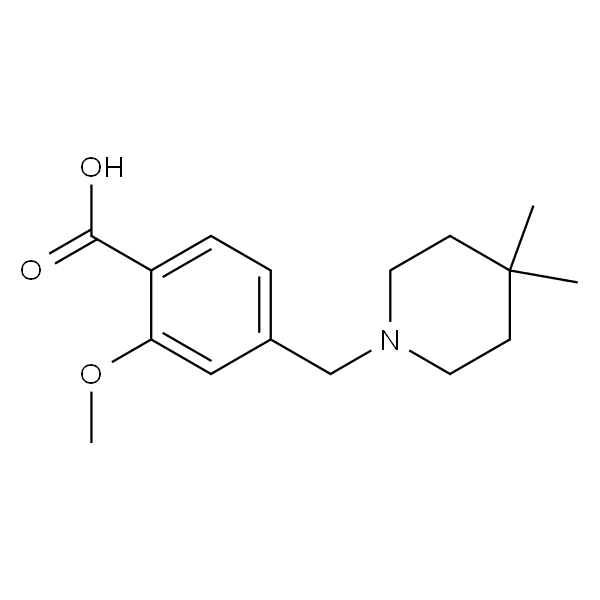 Benzoic acid, 4-[(4,4-dimethyl-1-piperidinyl)methyl]-2-methoxy-