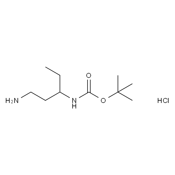 tert-Butyl (1-aminopentan-3-yl)carbamate hydrochloride