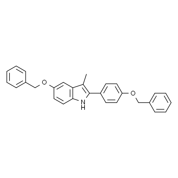 5-(Benzyloxy)-2-(4-(benzyloxy)phenyl)-3-methyl-1H-indole