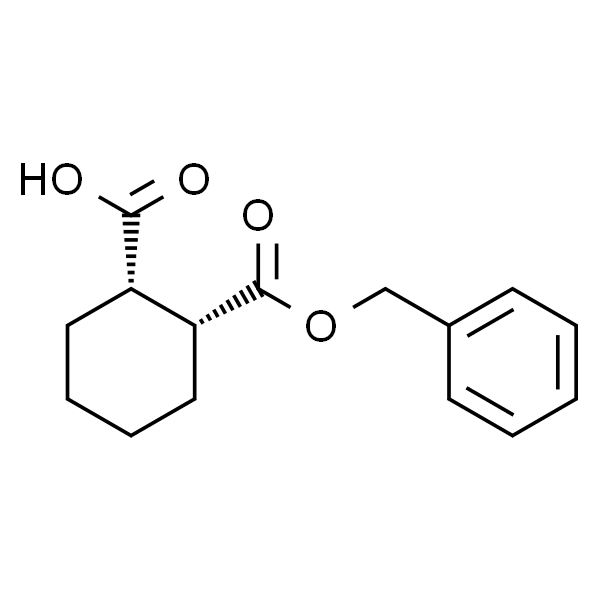 1,2-Cyclohexanedicarboxylic acid, mono(phenylmethyl) ester, (1R,2S)-