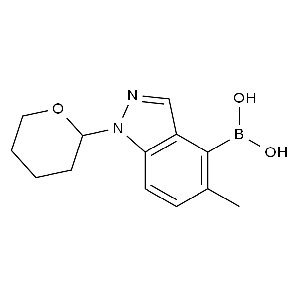 [5-Methyl-1-(oxan-2-yl)-1H-indazol-4-yl]boronic acid