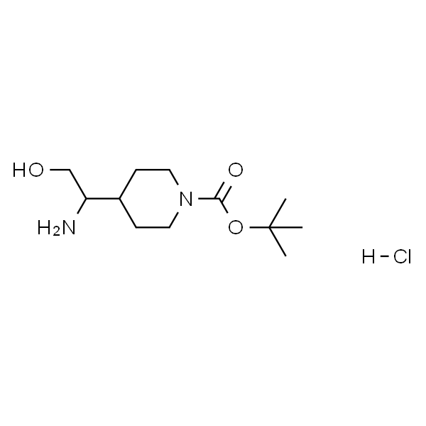 tert-Butyl 4-(1-amino-2-hydroxyethyl)piperidine-1-carboxylate hydrochloride