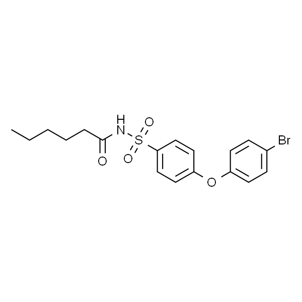 N-((4-(4-Bromophenoxy)phenyl)sulfonyl)hexanamide