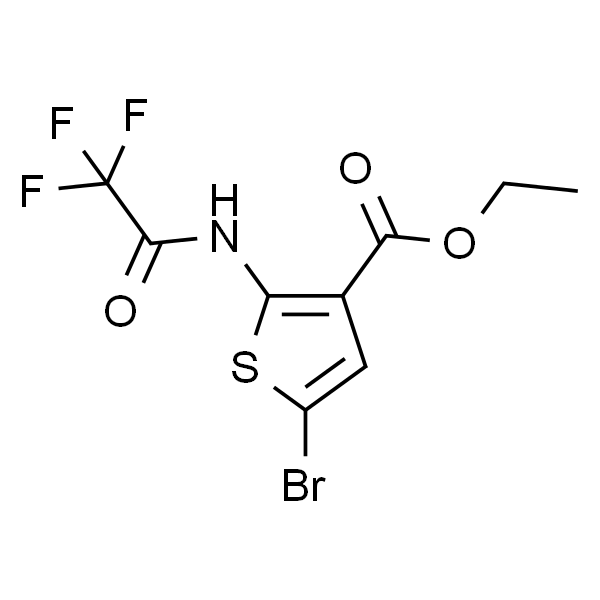 Ethyl 5-bromo-2-(2,2,2-trifluoroacetamido)thiophene-3-carboxylate