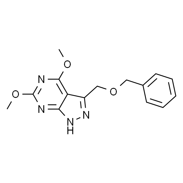 3-((Benzyloxy)methyl)-4,6-dimethoxy-1H-pyrazolo[3,4-d]pyrimidine