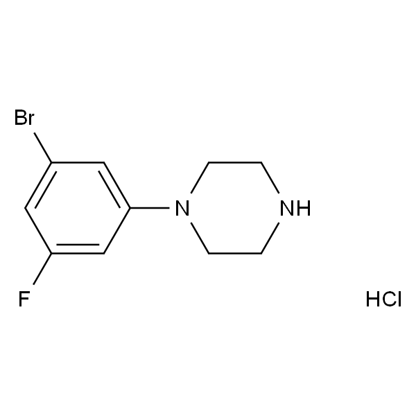 1-(3-Bromo-5-fluorophenyl)piperazinehydrochloride