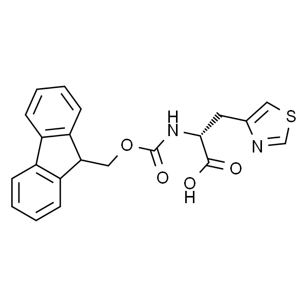 (R)-2-((((9H-Fluoren-9-yl)methoxy)carbonyl)amino)-3-(thiazol-4-yl)propanoic acid