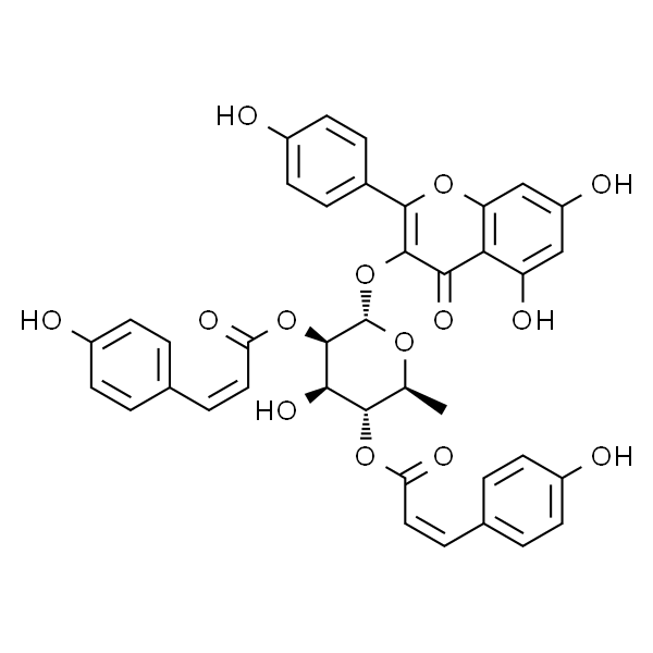 2",4"-Di-O-(Z-p-coumaroyl)afzelin