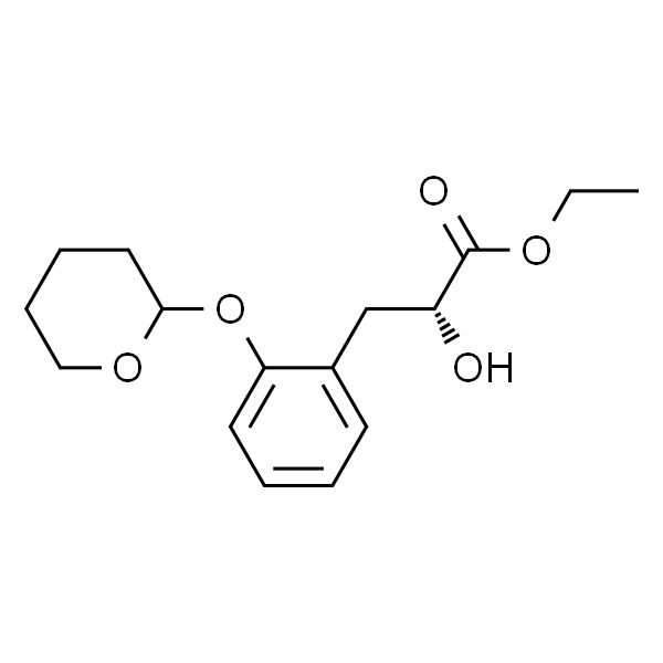 (2R)-ethyl 2-hydroxy-3-(2-((tetrahydro-2H-pyran-2-yl)oxy)phenyl)propanoate
