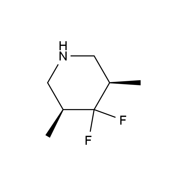 Piperidine, 4,4-difluoro-3,5-dimethyl-, (3R,5S)-rel-